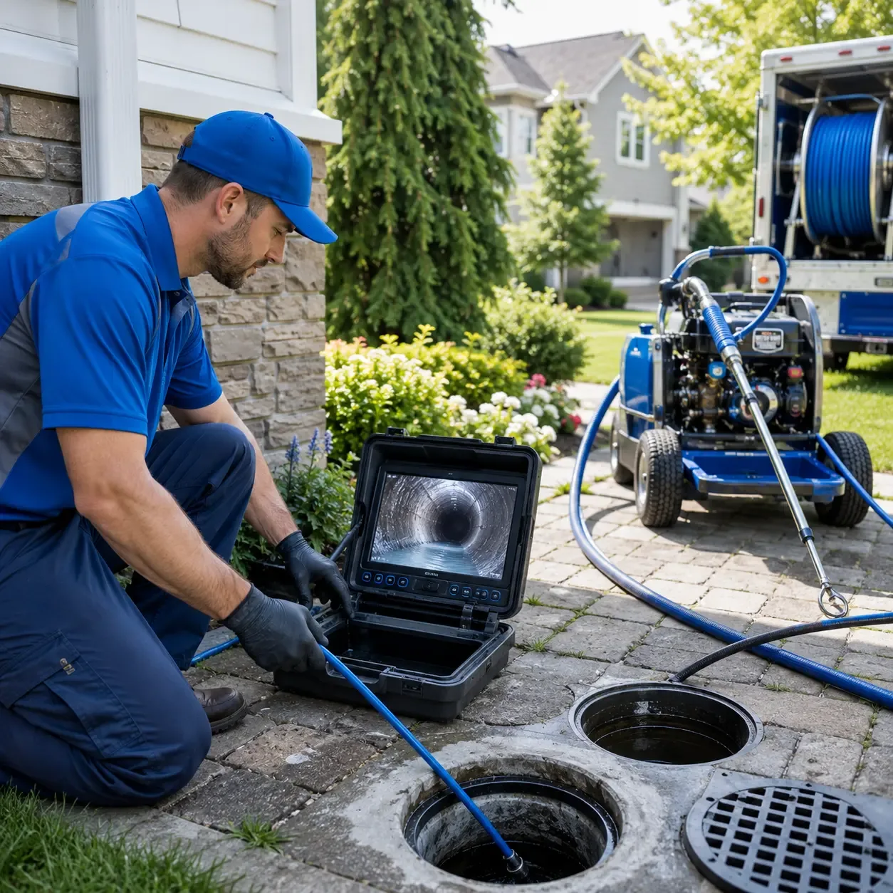 Outdoor drain cleaning professionals serving North Pitcher, NY